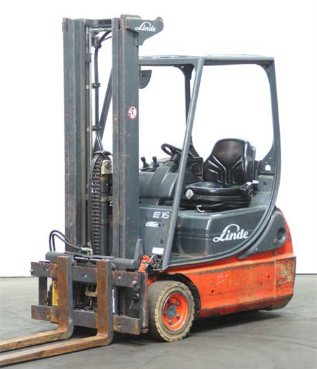 林德E16C-02電動平衡重叉車